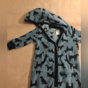 Carters 6 month Fleece PJs, smoke and pet free home, like new